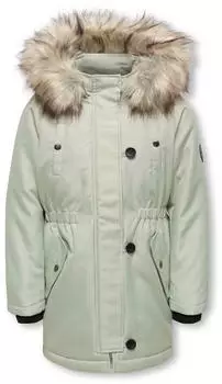 Only Parka (15245678) desert sage detail:fur light grau