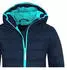 Trollkids Girls Stavanger Coat (219) navy/aqua