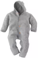 Engel 575722-091-5056, Engel - Baby Overall mit Kapuze - Overall Gr 50/56 grau