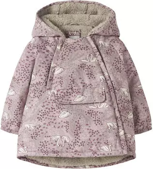Name It Winterjacke mit Kapuze und Plüschfutter (13245305) woodrose