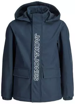 Jack & Jones JJEMATT Softshell Hood Sn Jnr Softshelljacke (12288407) navy blazer