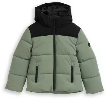 Tom Tailor Quilted Jacket with Hood hellgrün