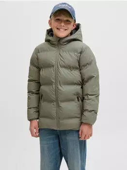 Jack & Jones Jcounion Long Puffer Jacket rauchgrau