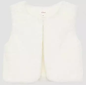 s.Oliver Webpelzweste mit Jersey-Futter (2156931) ecru