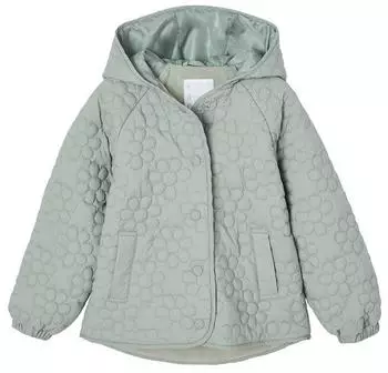 Vertbaudet Leichte Steppjacke mit Blumenmuster (341017446) grau