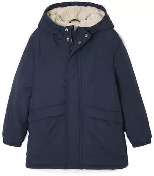 Vertbaudet Kapuzenparka mit Kuschelfutter (341017443) schwarz