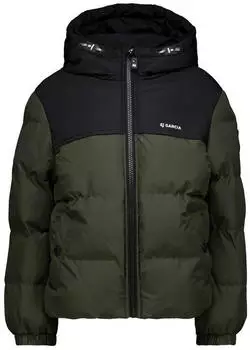Garcia Steppjacke Regular Fit mit Logo-Patch (GJ550802) dark green