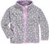 Playshoes Fleece Jacke punkte grau