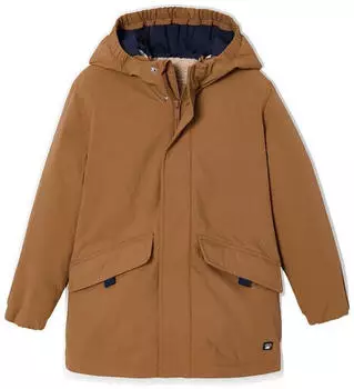 Vertbaudet 3-in-1 Jacke mit recyceltem Polyester pekannuss