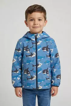 Tom Tailor Softshelljacke mit All-Over Print blue ocean friends design