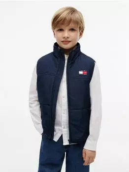 Tommy Hilfiger Quilted Vest Regular Fit marine/rot/weiß