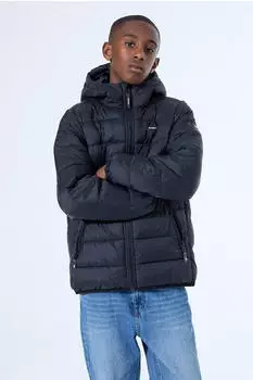 Garcia Steppjacke mit Logo Stickerei black
