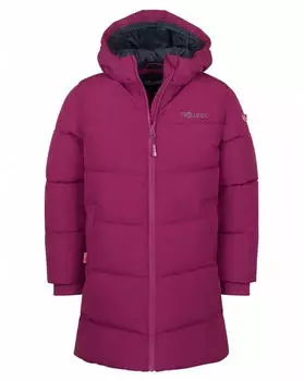 Trollkids Girls Aurland Coat XT Softshell Coat (715-235) plum/navy