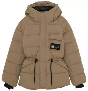 Color Kids COJacket Steppjacke Regular Fit (741684) lead grey/beige
