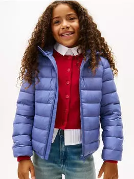 Tommy Hilfiger Light Down Hooded Jacket (43791319) soft sapphire