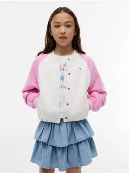 Tommy Hilfiger Sweat Jacket (KG0KG09444YBH010) ancient weiß/pink/blau/rosa/rot