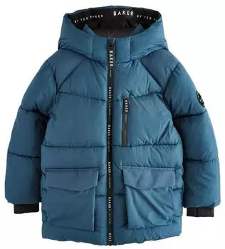Ted Baker Steppmantel Regular Fit cyanblau