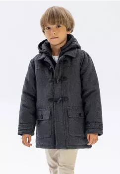 Minoti Dufflecoat mit Kapuze (UTMN570) dunkelgrau