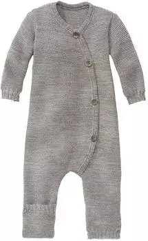 Disana Strick-Overall grau