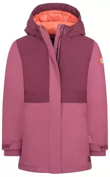 Trollkids Girls Hovden Mantel redwood/salmon