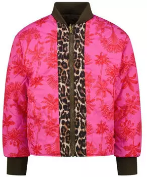 Vingino Tozie Wendbare Steppjacke pink/rot/khaki