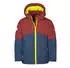 Trollkids Gryllefjord Skijacke carmin red/mystic blue/glow green