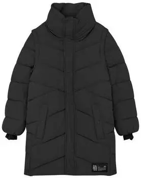 Color Kids Jr. Puffer Jacket Long / Jr. Jacke/Weste Quilt Long Stitch Seams (741680) phantom