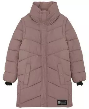 Color Kids Jr. Puffer Jacket Long / Jr. Jacket/West Quilt Long Stitch Seams (741680) taupe