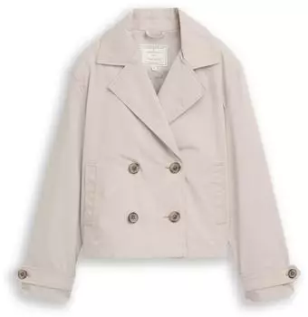 Tom Tailor Trenchcoat in kurzer L&auml;nge beige