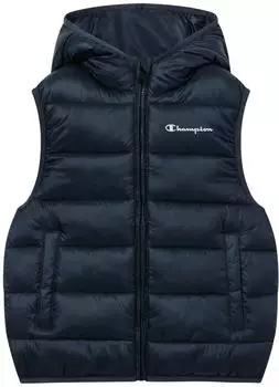 Champion Legacy Outdoor Contrast Logo Kapuzenweste (307223) blau