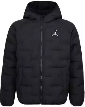 Nike Jordan Welded Puffer Daunenjacke (95D194) schwarz/weiß