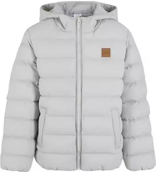 Urban Classics Boys Basic Bubble Jacket Winterjacke (UCK863) wolf grey