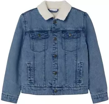 Name It Nkmjack Teddy DNM Jacket 1101-Ov N Jeansjacke (13235075) medium blue denim