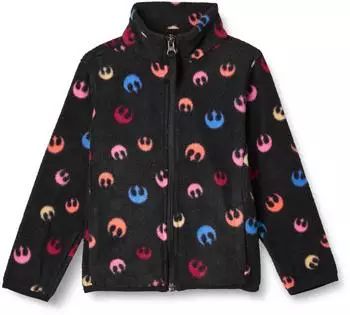 Amazon Essentials Polar-Fleecejacke mit Kapuze und durchgehendem Reißverschluss (AE-G-FW20-OTW-118) star wars rebel