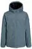 Jack & Jones Jcounion Long Puffer Jacket Steppjacke (JJJ5348003000004) stormy weather detail:schwarz/grau