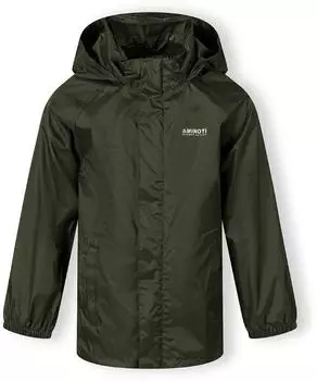 Minoti Winterjacke aus Teddyfleece, wendbar khaki