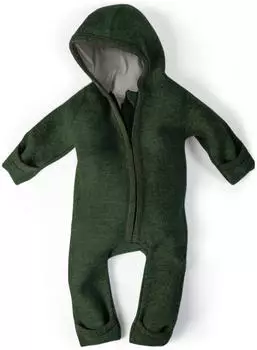 Ehrenkind Baby Wollwalk-Overalls waldgr&uuml;n