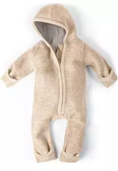 Ehrenkind Baby Wollwalk-Overalls natur
