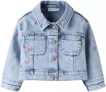 Name It Nmfelisa DNM Emb Jacket (13250731) light blue bleached denim