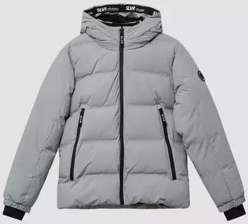 s.Oliver Steppjacke mit Kapuze grau