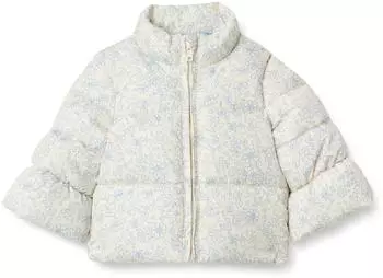Amazon Essentials Taffeta Steppjacke (AEUB40522M24) elfenbein blau blüht in linien