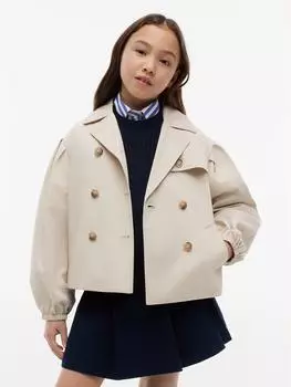 Tommy Hilfiger Kurze Jacke Zweireihig (KG0KG09501) classic beige