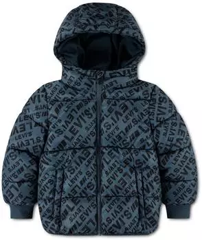 Levi's LVB Heavy Weight Puffer Jacket with Hood (9ER929-C6W-14A) dark slate
