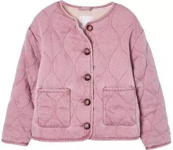 Vertbaudet Steppjacke mit Kapuze und Sherpa-Futter (341020874) rosa