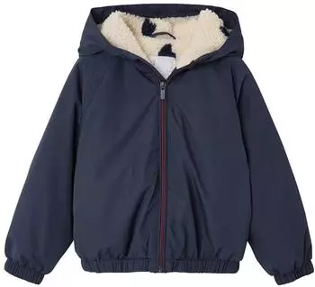 Vertbaudet Übergangsjacke mit Teddyfleecefutter für Mädchen (341020870) marine