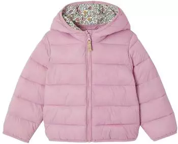 Vertbaudet Light-Steppjacke mit Kapuze, Recycling-Polyester lila