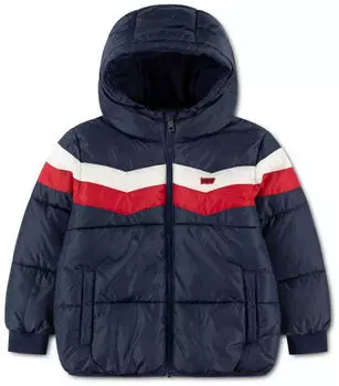 Levi's LVB Core AOP Puffer Steppjacke mit Kapuze (9ER943-BCF-10A) naval academy