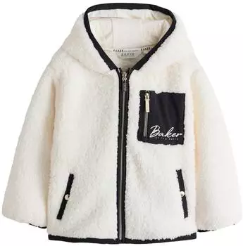 Ted Baker Jacquard Steppjacke mit Peplum Oversize (V65396) creme/navy