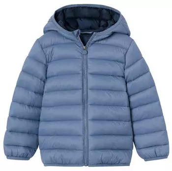 Vertbaudet Light-Steppjacke mit Recycling-Polyester-Futter graublau