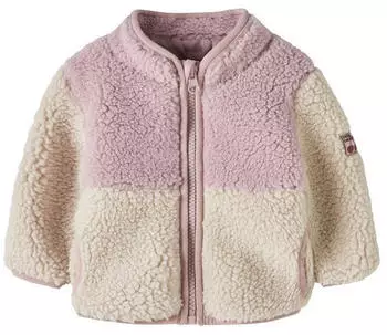 Name It NBMMACEY Baby Jacke Felloptik violet ice